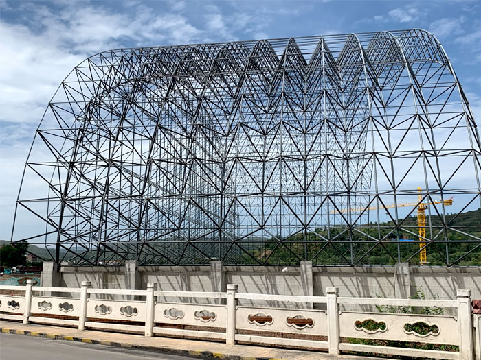 都匀山寨矿储煤棚网架
